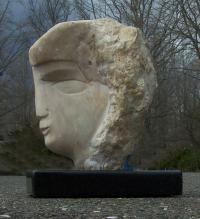 William Zorach marble portrait sculpture