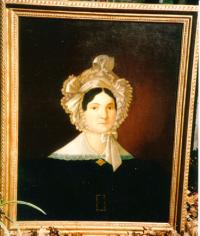 Portrait oil on canvas Antoinette Keimel