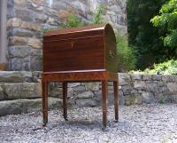 Georgian mahogany dome top canterbury c1790