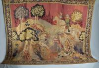 18th century French  hunting scene tapestry