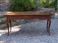Louis XV walnut country server  sofa table c1750 with drawer