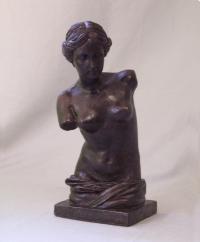 Antique steel sculpture after Venus de Milo
