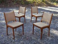 Uldum Mobelfabrik set of mid century modern teak dining chairs