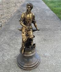 19th century bronze farrier sculpture