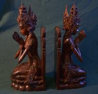 Niana Tilem Gallery Bali wood bookends