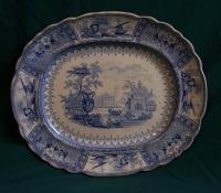 T J & J Mayer Staffordshire ironstone Canova platter