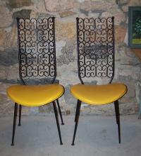 Pair of 1960 Salterini dining chairs