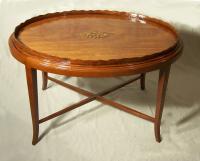 18th c English Georgian tray top coffee table