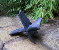 Wendell Castle miniature Angel Chair bronze sculpture