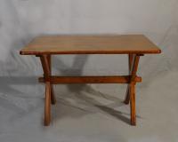 Vintage artisan made sawbuck kitchen table