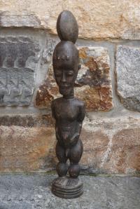 Antique Baule Ivory Coast male ancestral figure