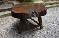 Antique Adirondack chestnut table c1880