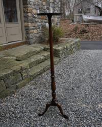 Queen Anne style mahogany plant stand