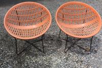 Mid century modern Solair chairs by Fabiano and Panzini