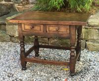 Baroque period walnut work table c1680
