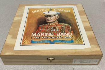 Image of Presidents Marine Band painted lead figures set