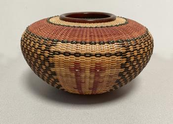 Image of Native American Corn Devas basket by Joan Brink 2001