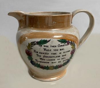 Image of Staffordshire luster jug