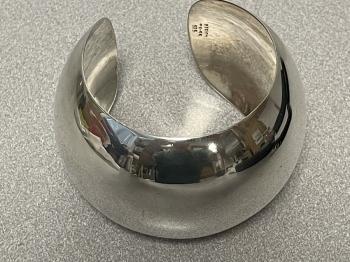 Image of Sterling silver large cuff bracelet