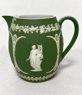 Image of Wedgwood sage green jug