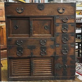 Image of 19thc Japanese Tansu storage cabinet