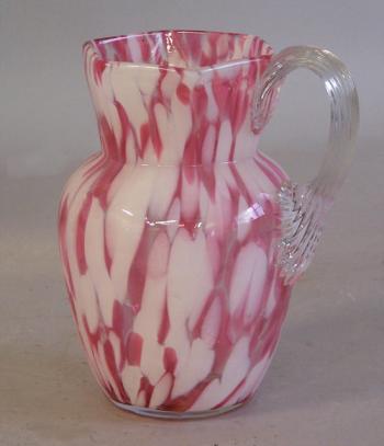 Image of Venetian blown glass pitcher c1880