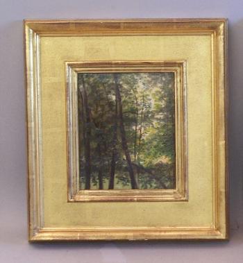 Image of Nelson Augustus Moore landscape oil painting on canvas